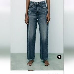 Zara Denim High waisted mom fit